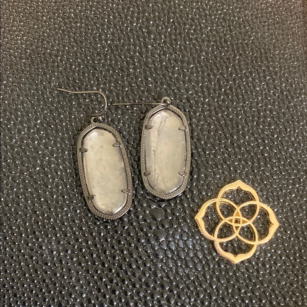Elegant Silver and Gold Earrings